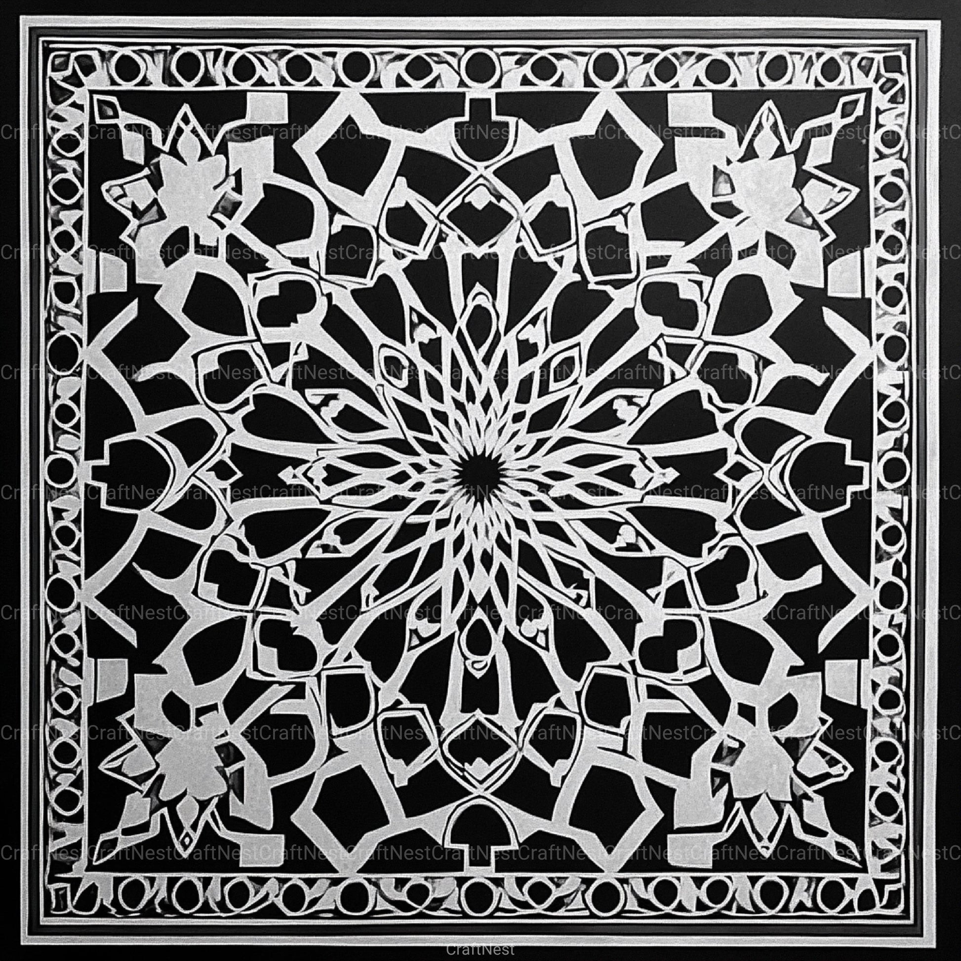 Sacred Geometry Alhambra Patterns Clipart Bundle - CraftNest - Digital Crafting and Art