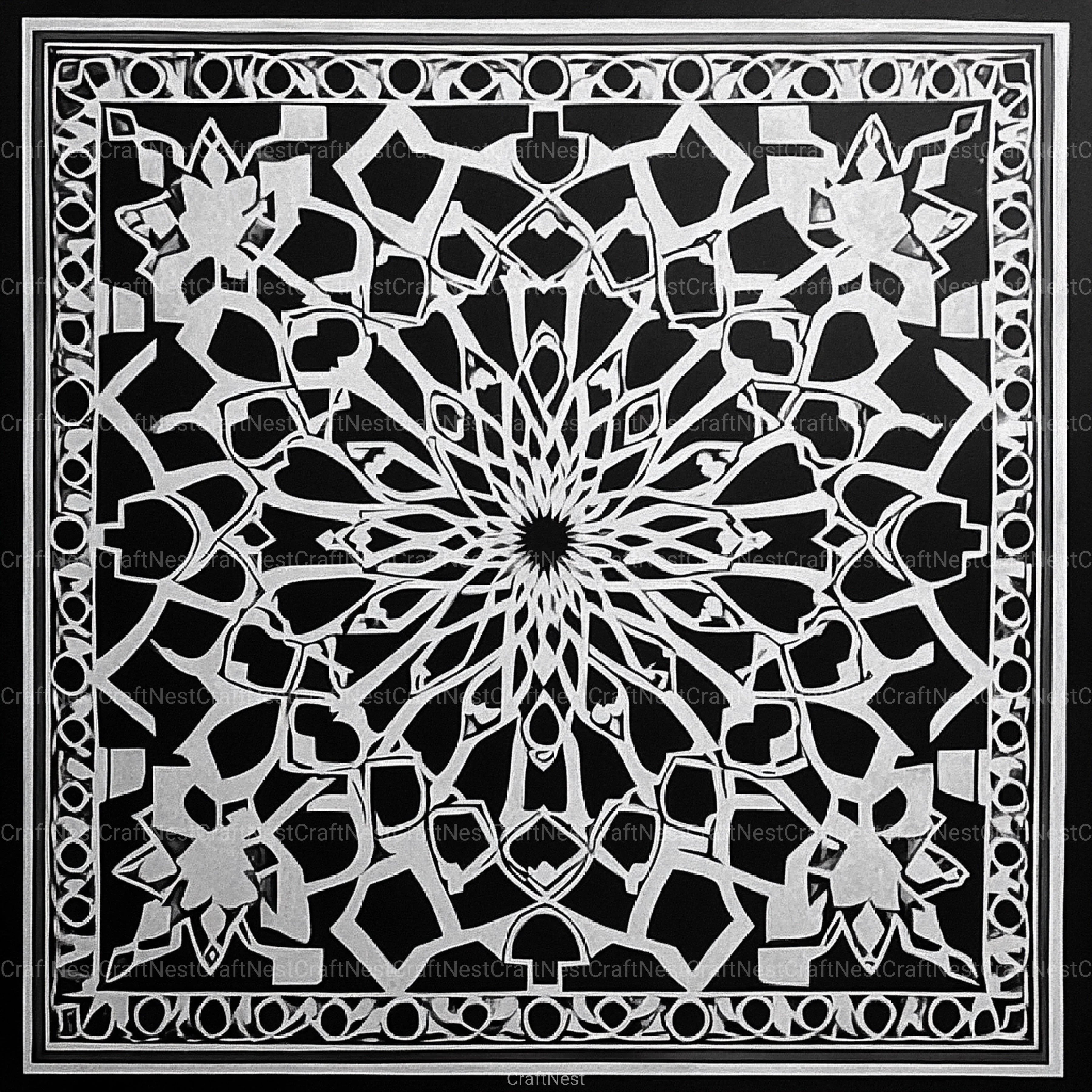 Sacred Geometry Alhambra Patterns Clipart Bundle - CraftNest - Digital Crafting and Art