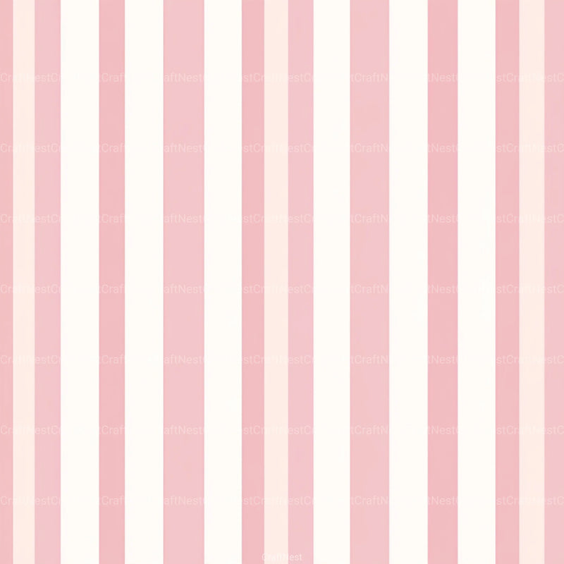 Blush Pink Stripes Pattern Digital Paper - CraftNest - Digital Crafting and Art