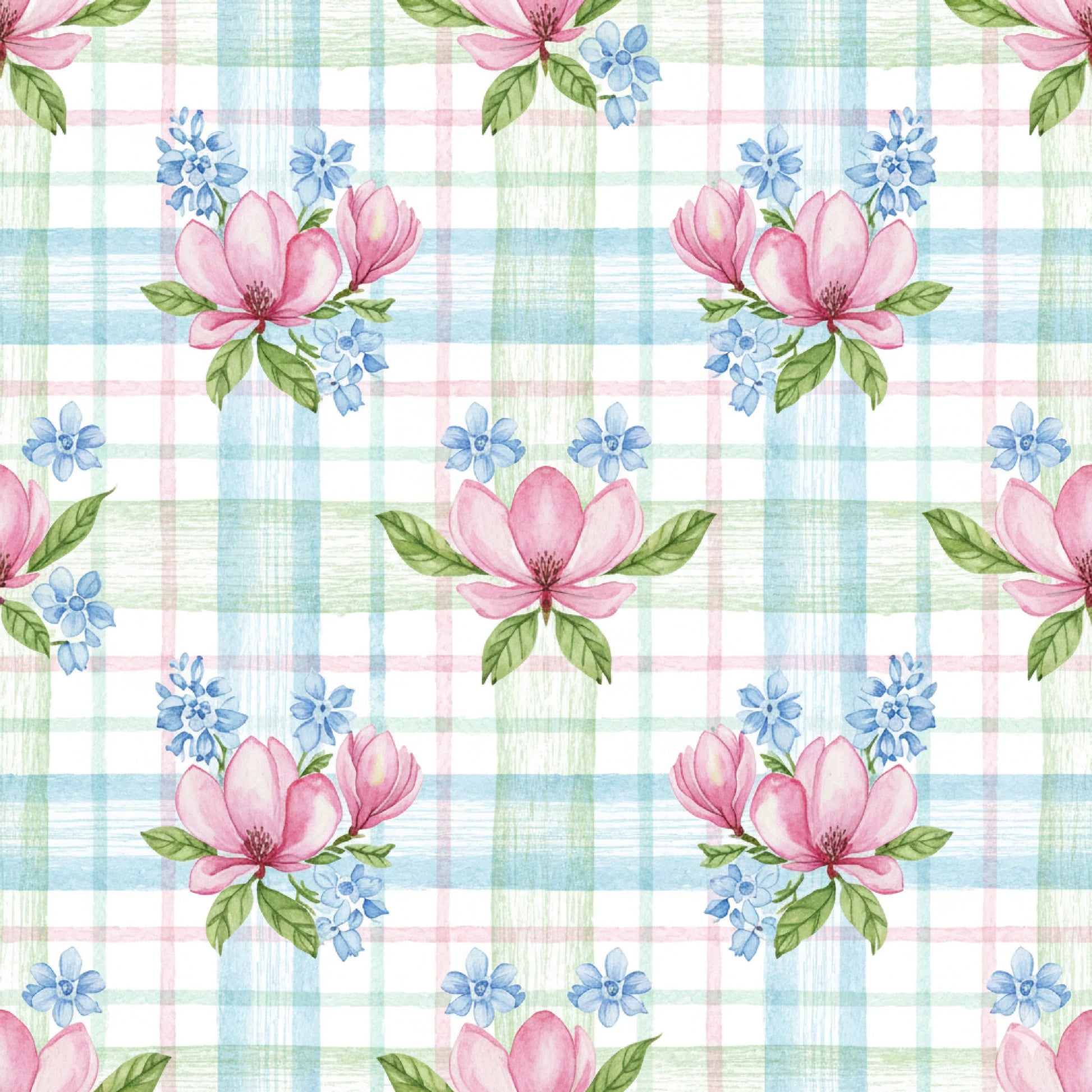 Pink Peonies Seamless Pattern Digital Paper - CraftNest - Digital Crafting and Art