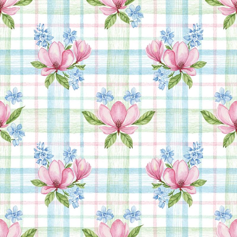 Pink Peonies Seamless Pattern Digital Paper - CraftNest - Digital Crafting and Art