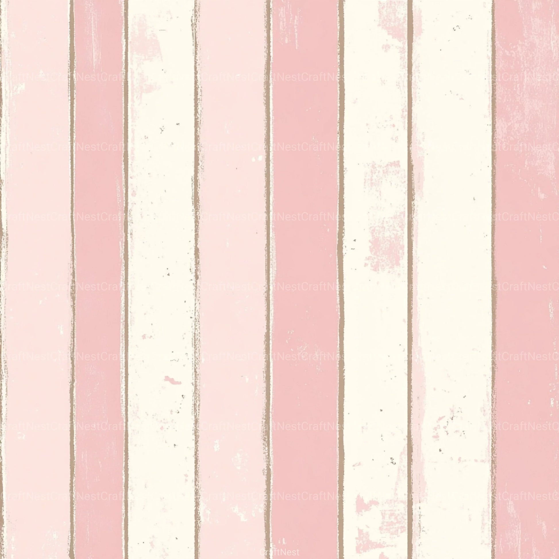 Blush Pink Stripes Pattern Digital Paper - CraftNest - Digital Crafting and Art