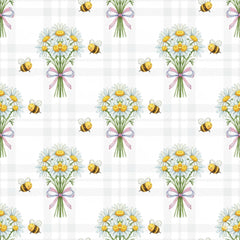 Seamless Bee Patterns Digital Paper - CraftNest - Digital Crafting and Art