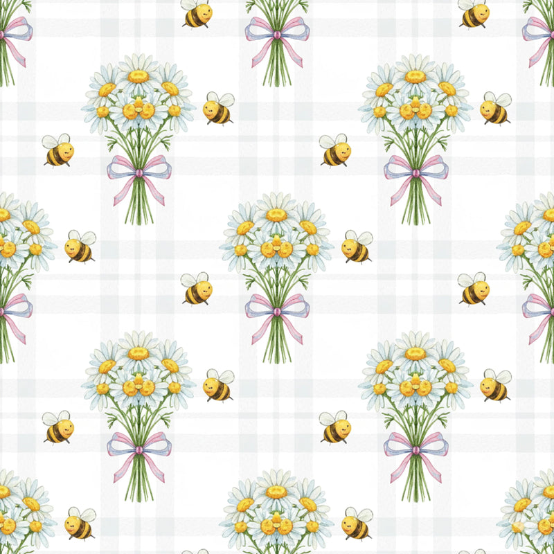 Seamless Bee Patterns Digital Paper - CraftNest - Digital Crafting and Art