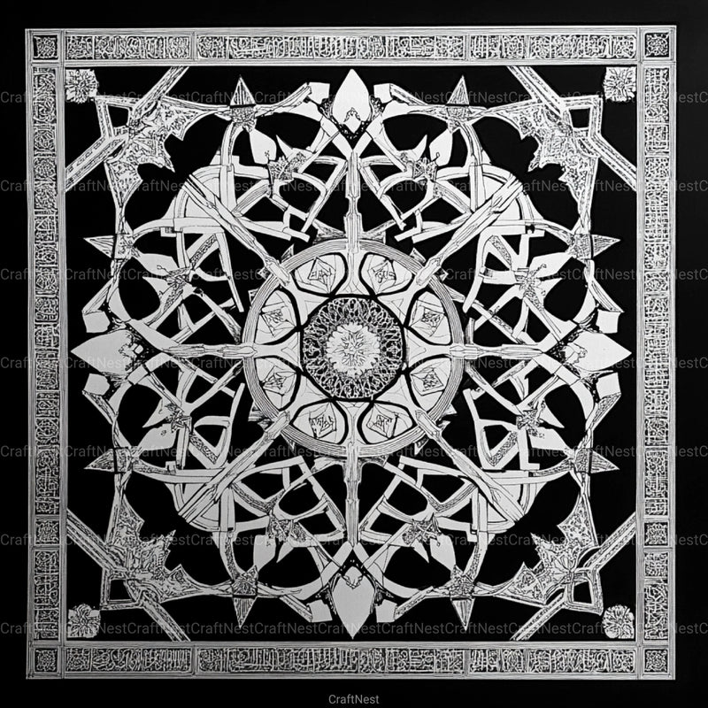 Sacred Geometry Alhambra Patterns Clipart Bundle - CraftNest - Digital Crafting and Art