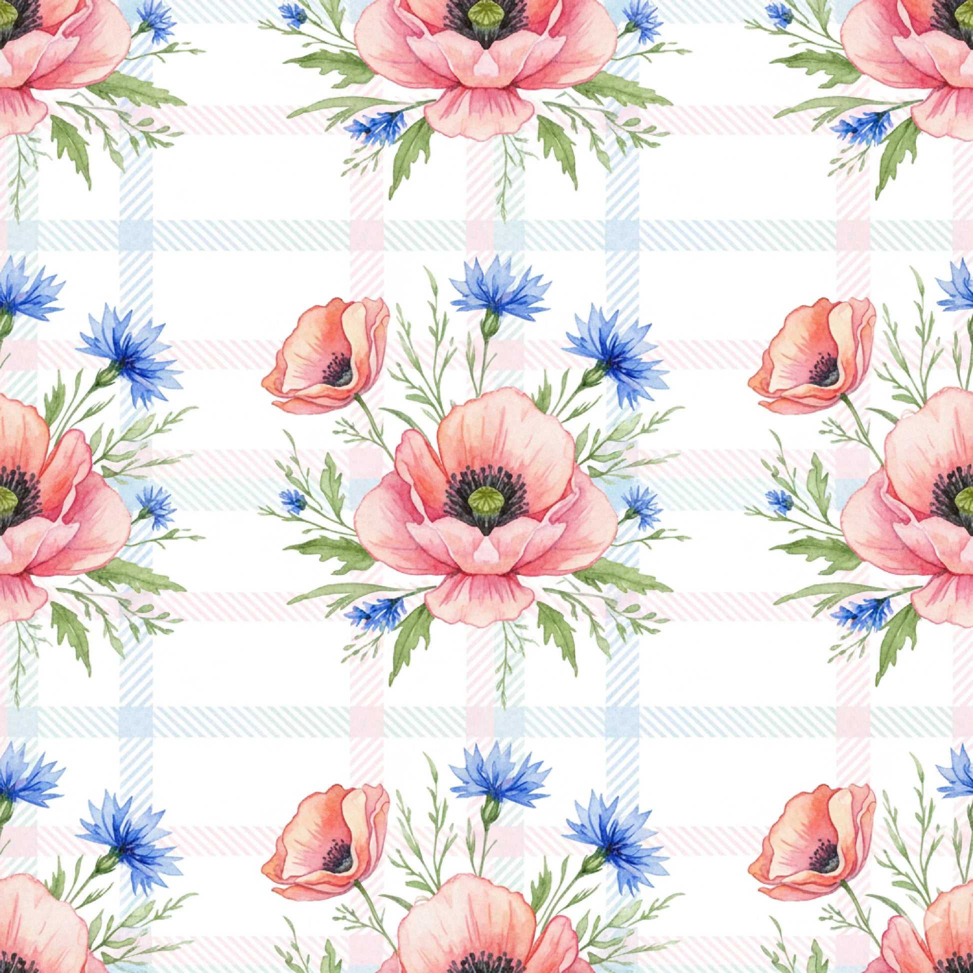 Pink Peonies Seamless Pattern Digital Paper - CraftNest - Digital Crafting and Art