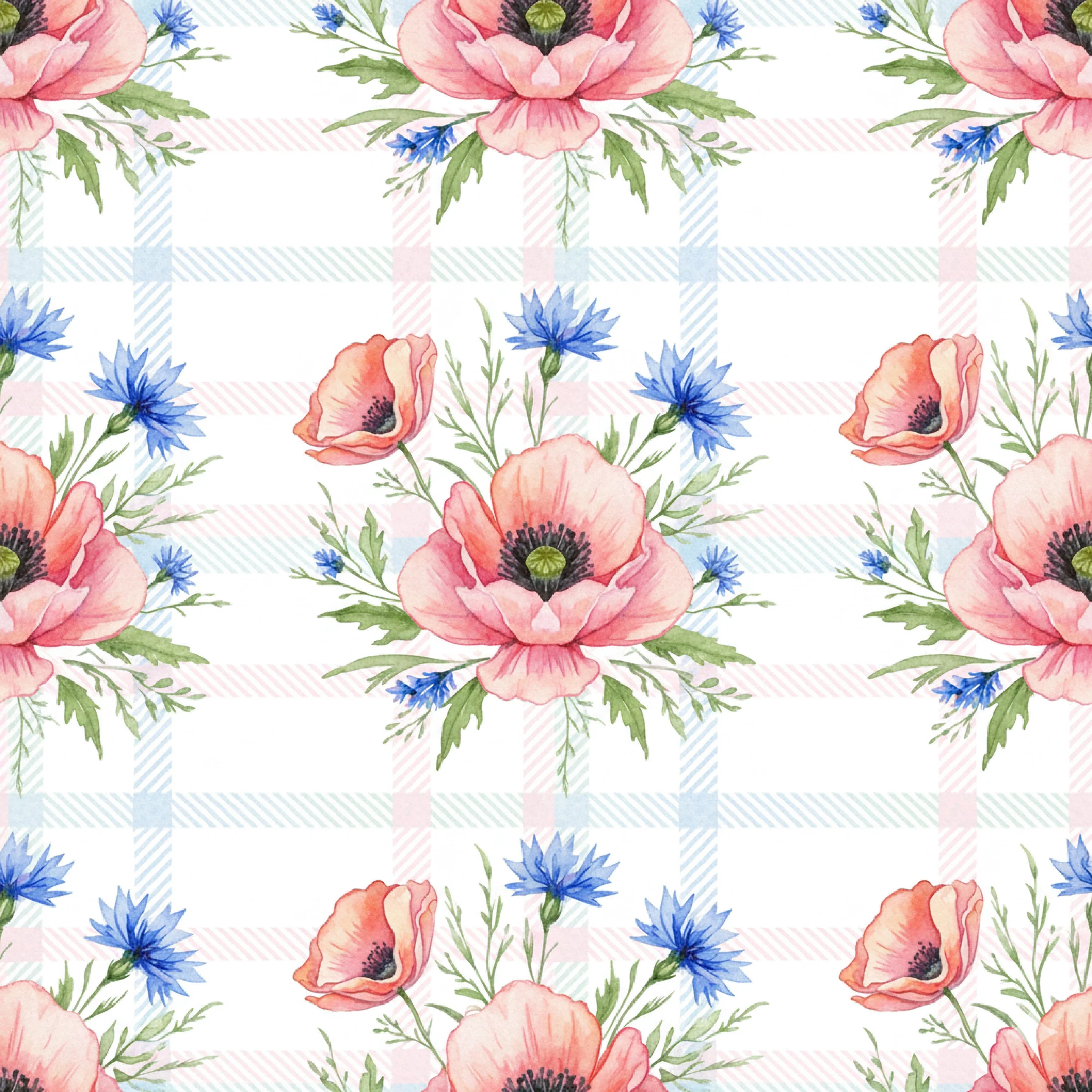 Pink Peonies Seamless Pattern Digital Paper - CraftNest - Digital Crafting and Art