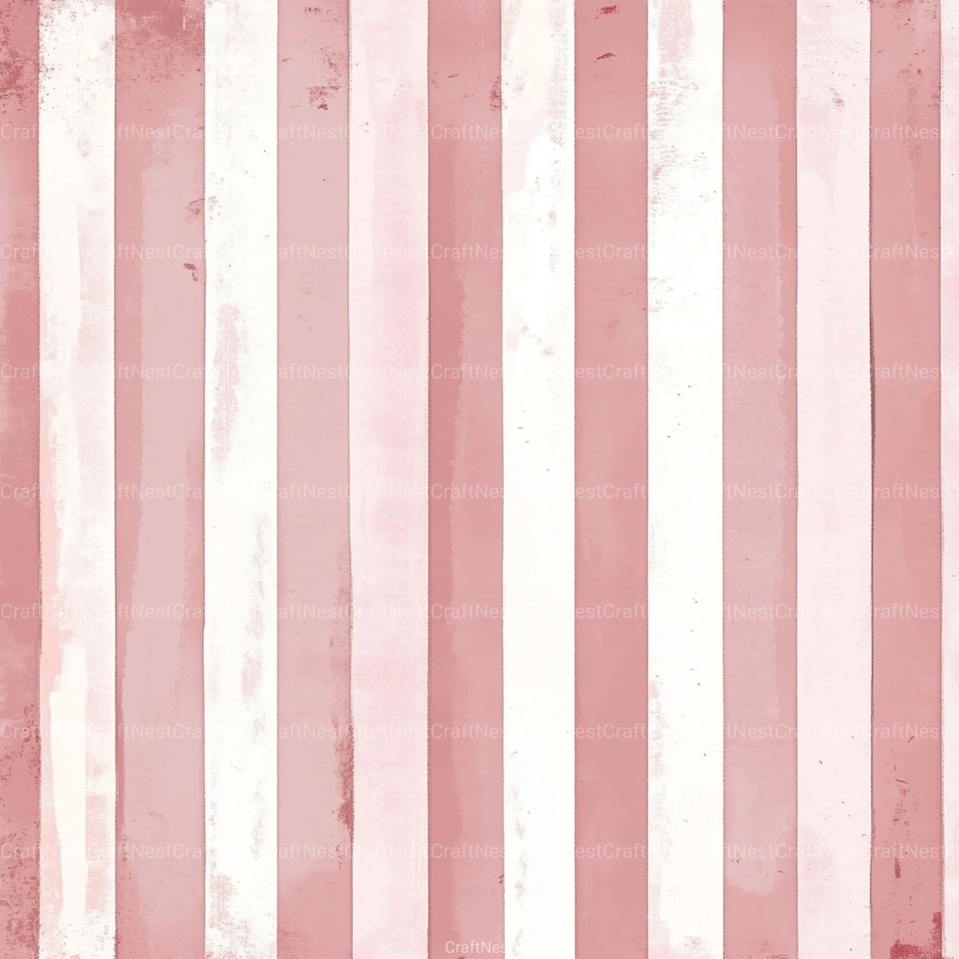 Blush Pink Stripes Pattern Digital Paper - CraftNest - Digital Crafting and Art