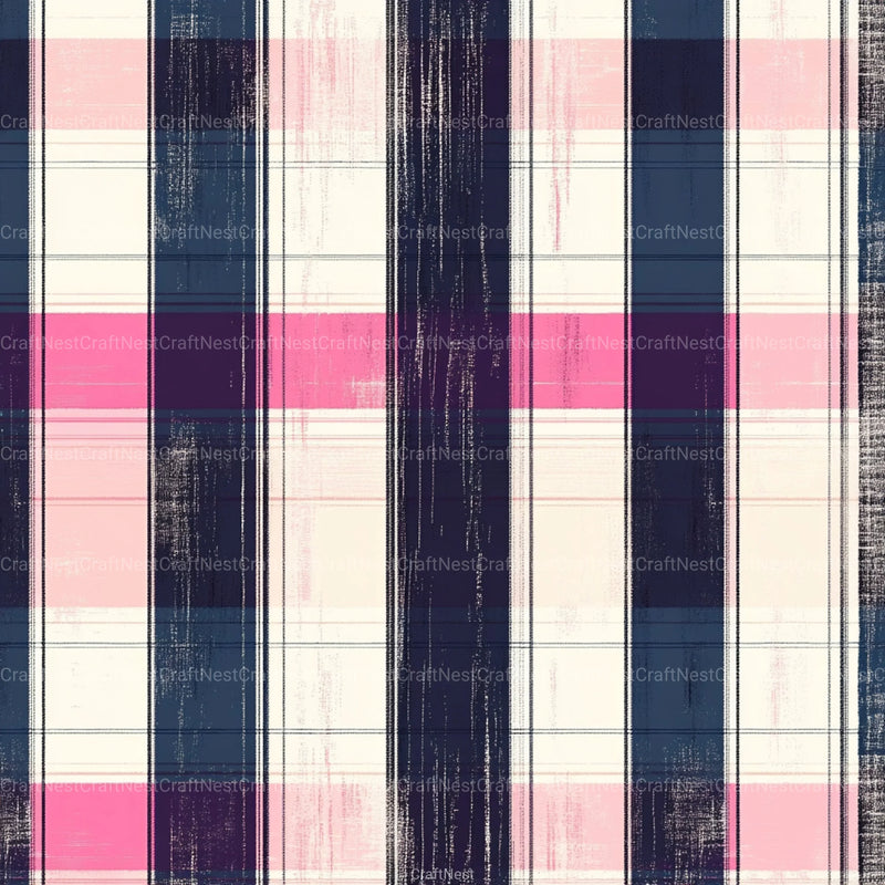 Stripes & Plaids Seamless Pattern Digital Paper - CraftNest - Digital Crafting and Art