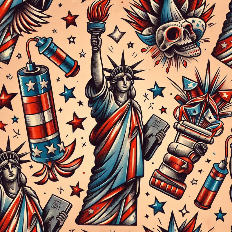 4th of July Pattern Clipart Bundle - CraftNest - Digital Crafting and Art