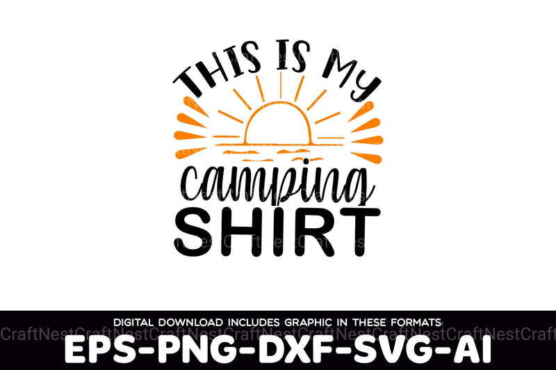 Camping SVG Bundle - CraftNest - Digital Crafting and Art