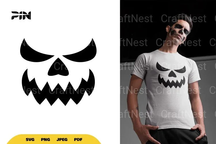 Jack Lantern Face Halloween SVG Bundle - CraftNest - Digital Crafting and Art