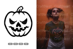 Jack Lantern Halloween SVG Bundle - CraftNest - Digital Crafting and Art