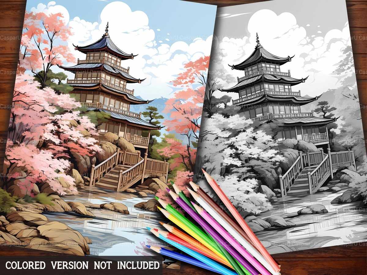 Japan Coloring Books - CraftNest