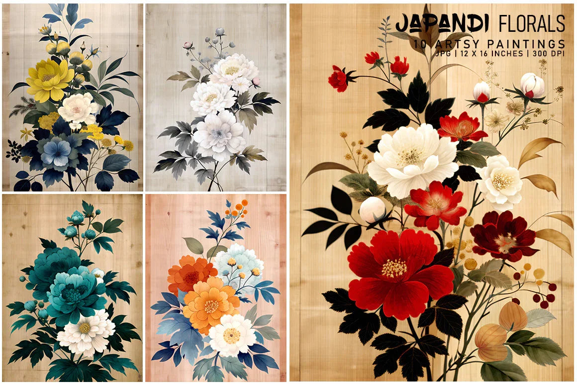 Japandi Florals