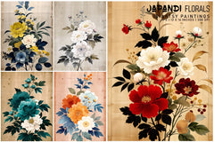 Japandi Florals - CraftNest - Digital Crafting and Art