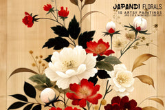 Japandi Florals - CraftNest - Digital Crafting and Art