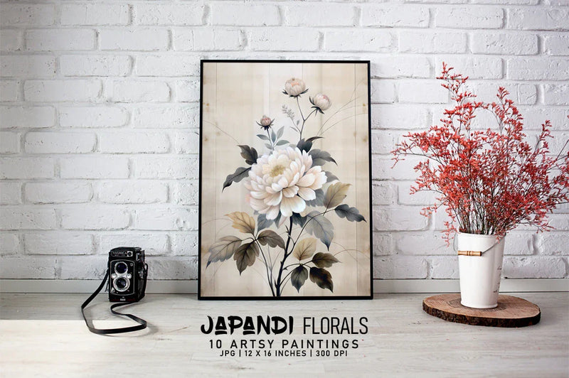 Japandi Florals - CraftNest - Digital Crafting and Art