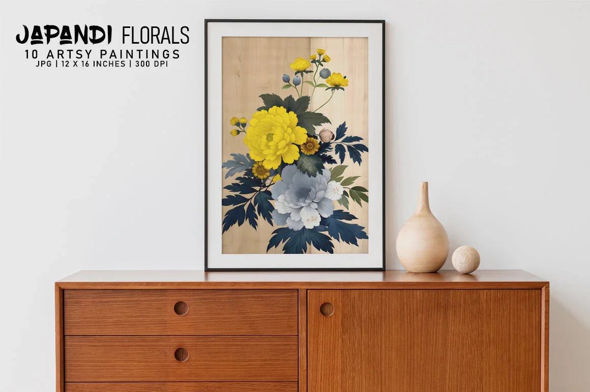 Japandi Florals - CraftNest - Digital Crafting and Art