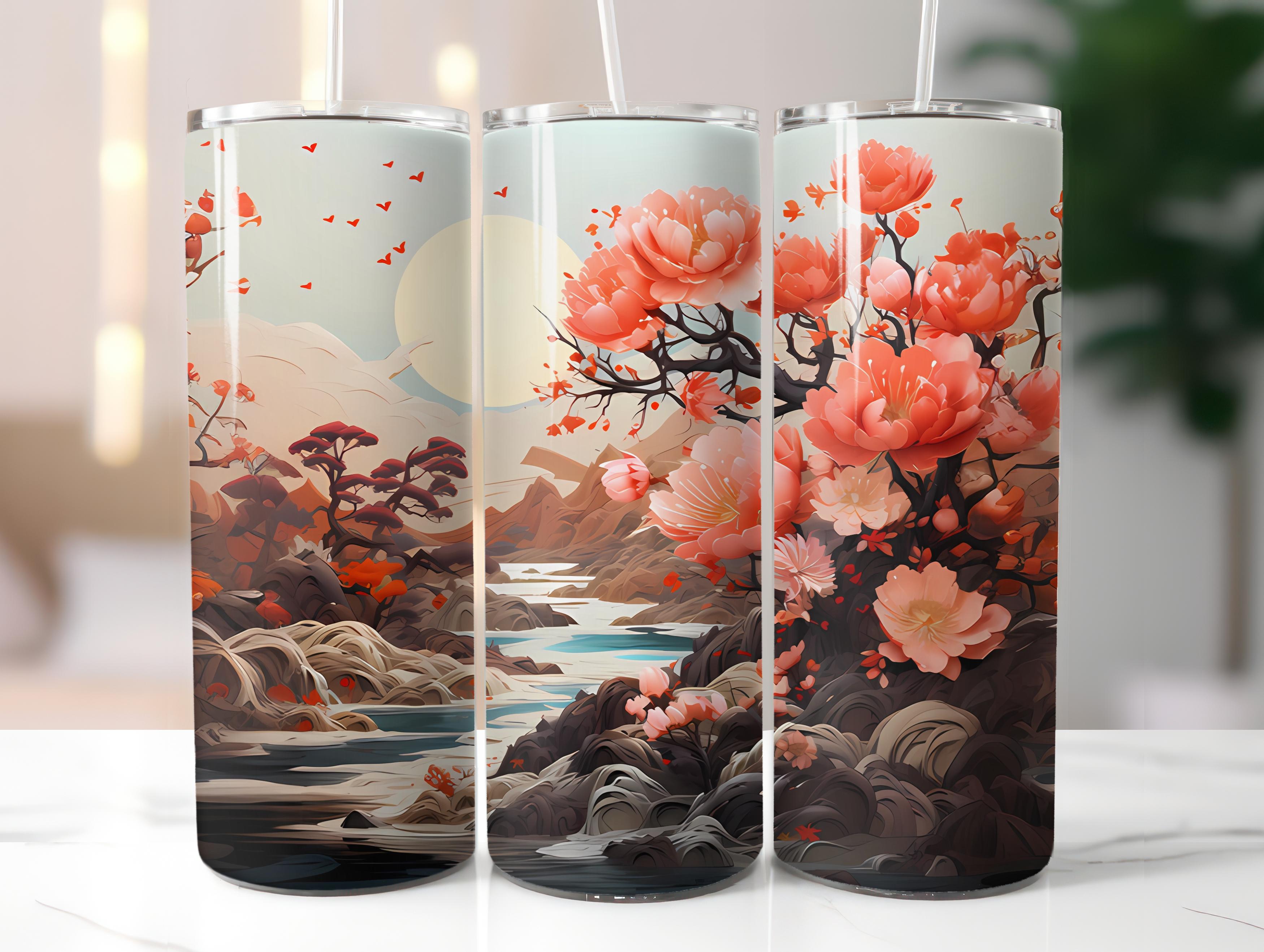 Japandi Spring 2 Tumbler Wrap - CraftNest