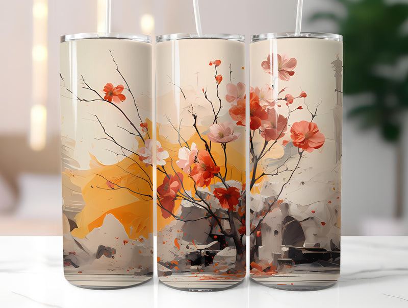 Japandi Spring 2 Tumbler Wrap - CraftNest