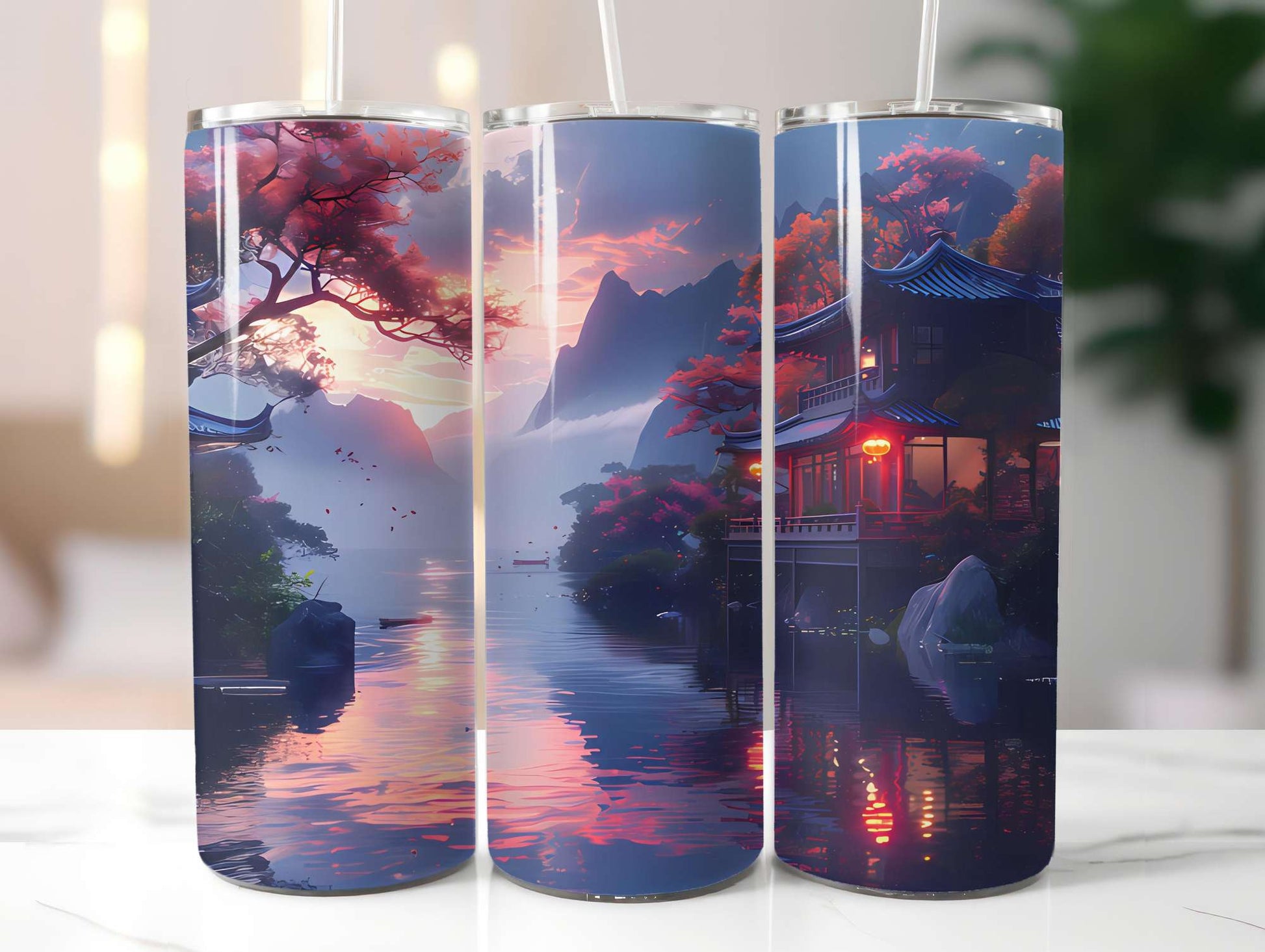 Japandi Summer 4 Tumbler Wrap - CraftNest - Digital Crafting and Art