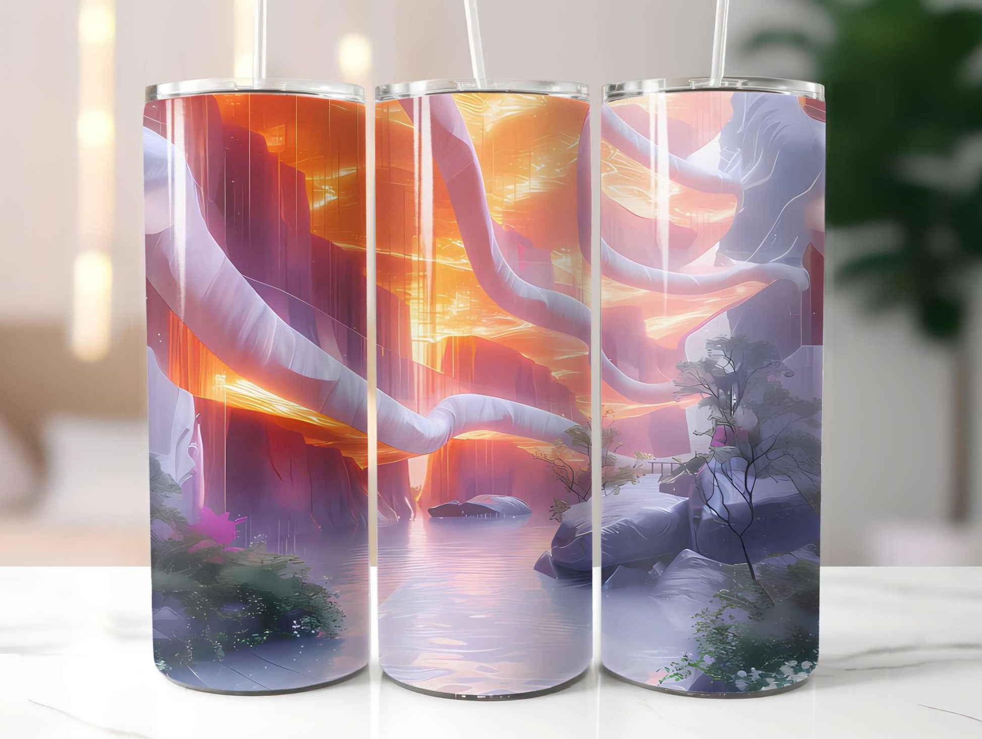Japandi Summer 4 Tumbler Wrap - CraftNest - Digital Crafting and Art