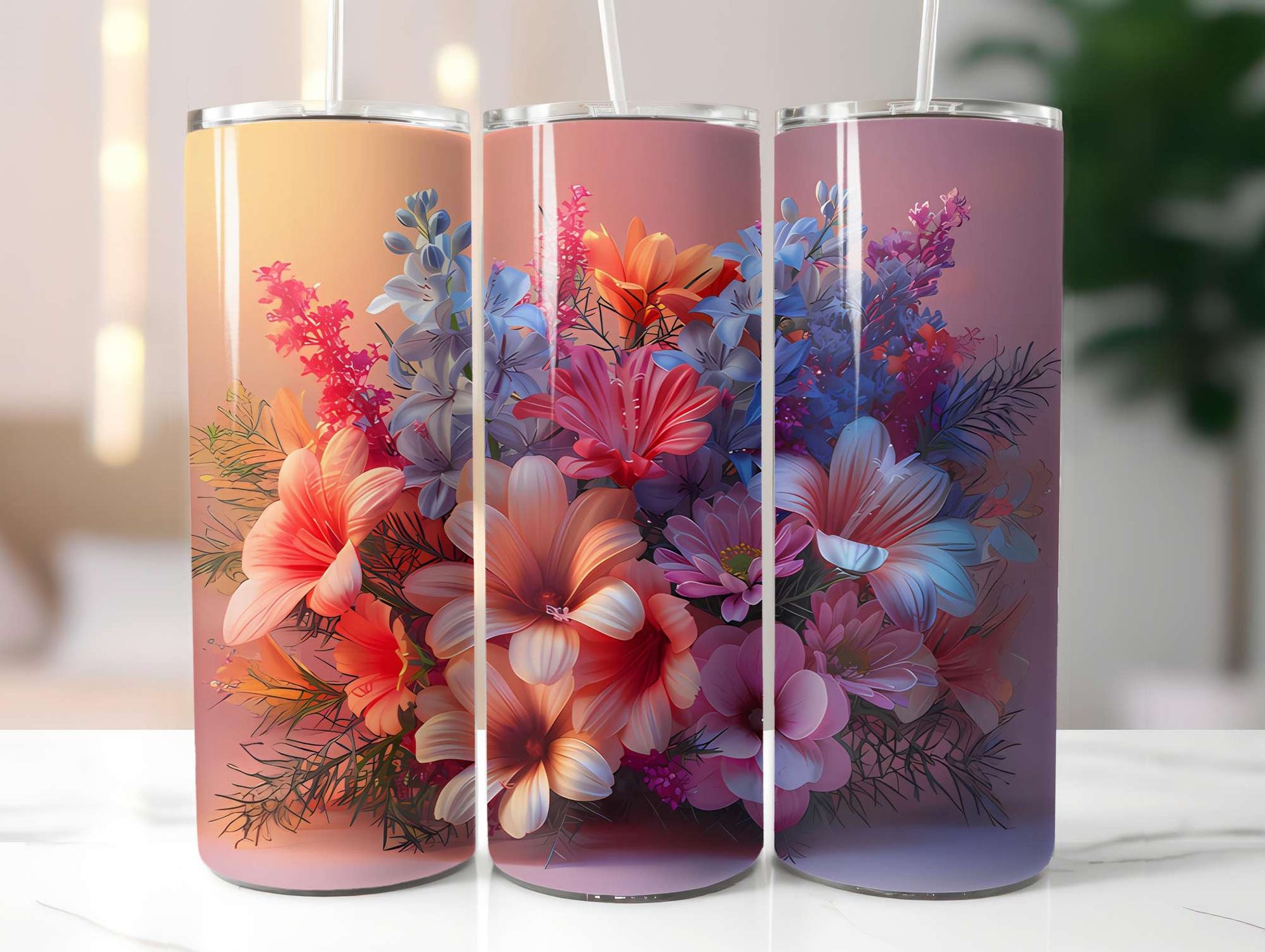 Japandi Summer 4 Tumbler Wrap - CraftNest - Digital Crafting and Art