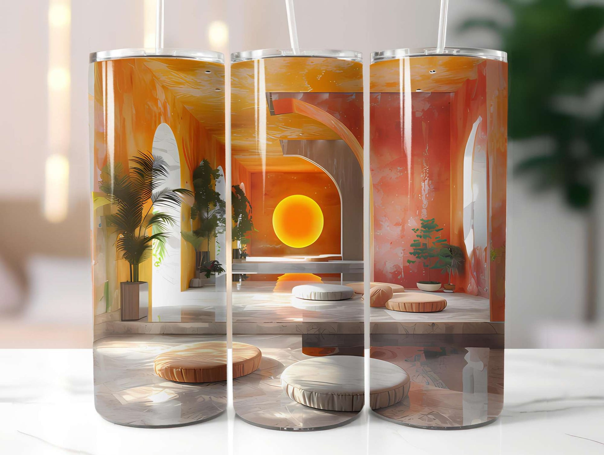 Japandi Summer 4 Tumbler Wrap - CraftNest - Digital Crafting and Art
