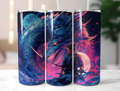Japanese Art Style Dragons Tumbler Wrap - CraftNest