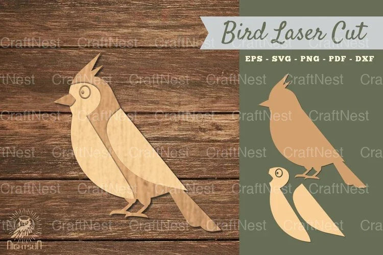 Jay Bird Laser Cut Decoration Clipart Bundle - CraftNest - Digital Crafting and Art