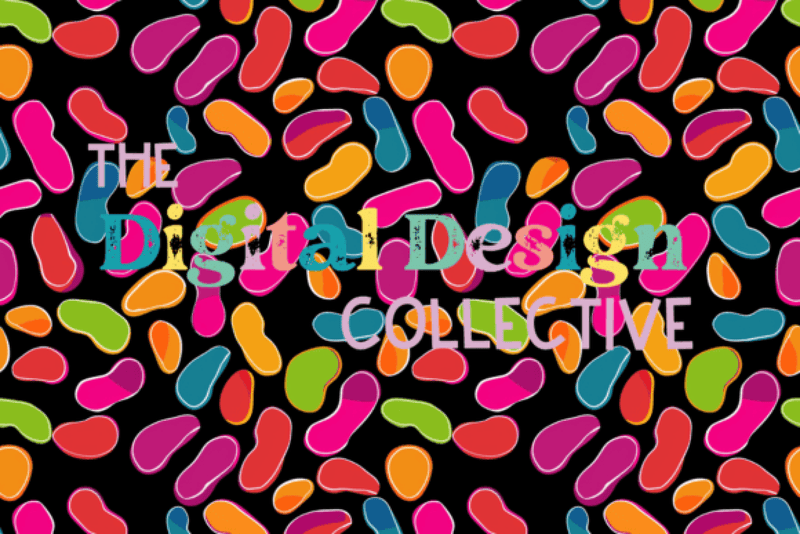 Jellybeans Seamless Digital Paper - CraftNest - Digital Crafting and Art