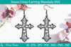 Jesus Cross Earring Mandala SVG Bundle