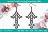 Jesus Cross Earring Mandala SVG Bundle