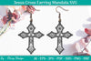Jesus Cross Earring Mandala SVG Bundle