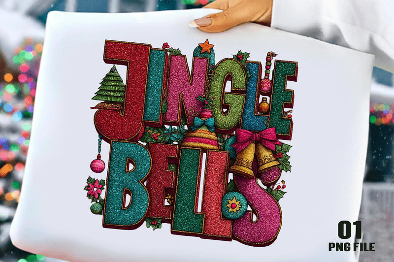 Jingle Bells Christmas Clipart Bundle - CraftNest - Digital Crafting and Art