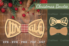 Jingle Laser Cut Bowtie Clipart Bundle - CraftNest - Digital Crafting and Art