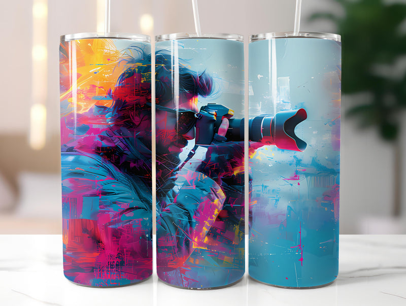 Journalist Profession 3 Tumbler Wrap - CraftNest - Digital Crafting and Art