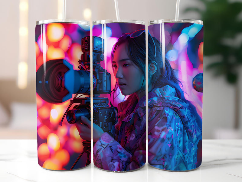Journalist Profession 4 Tumbler Wrap - CraftNest - Digital Crafting and Art