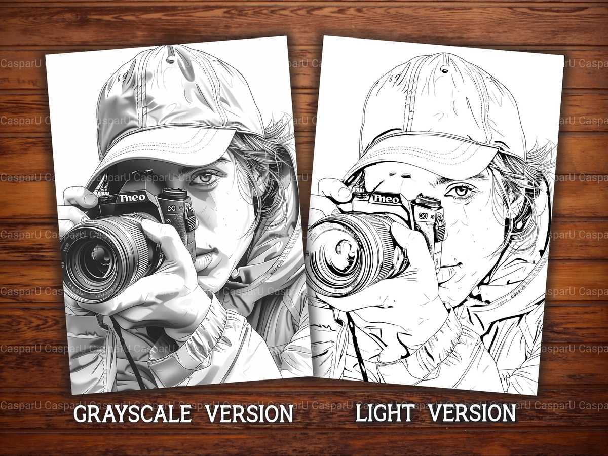 Journalist Coloring Books - CraftNest - Digital Crafting and Art