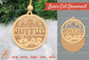 Joyful Laser Cut Ornament Clipart Bundle