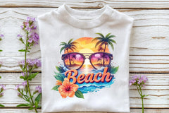 Beach Vintage Summer Clipart Bundle - CraftNest - Digital Crafting and Art