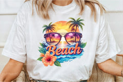 Beach Vintage Summer Clipart Bundle - CraftNest - Digital Crafting and Art