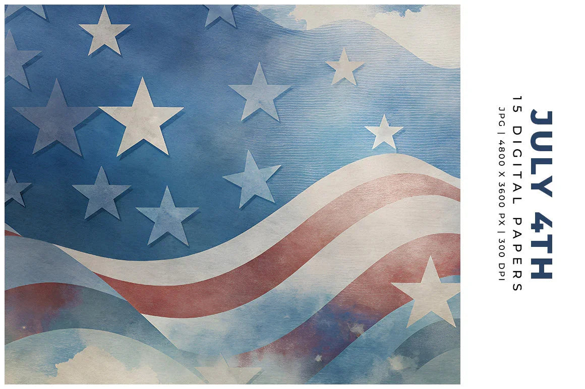 July 4th Papers - CraftNest - Digital Crafting and Art