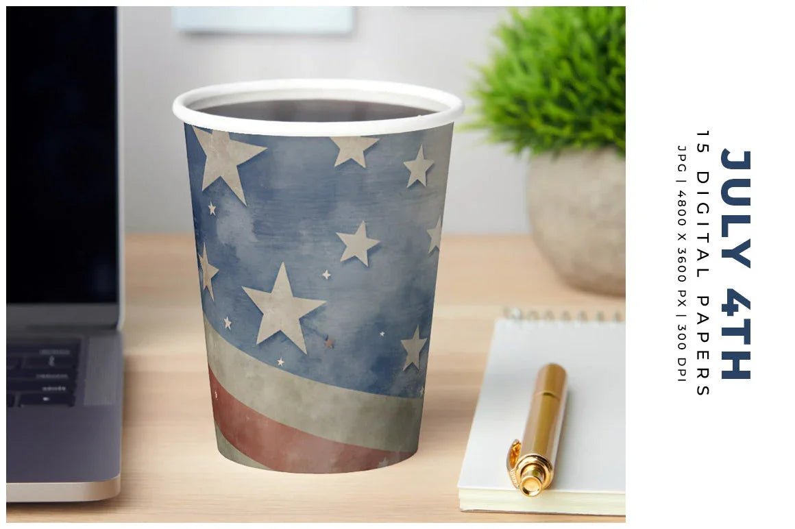 July 4th Papers - CraftNest - Digital Crafting and Art