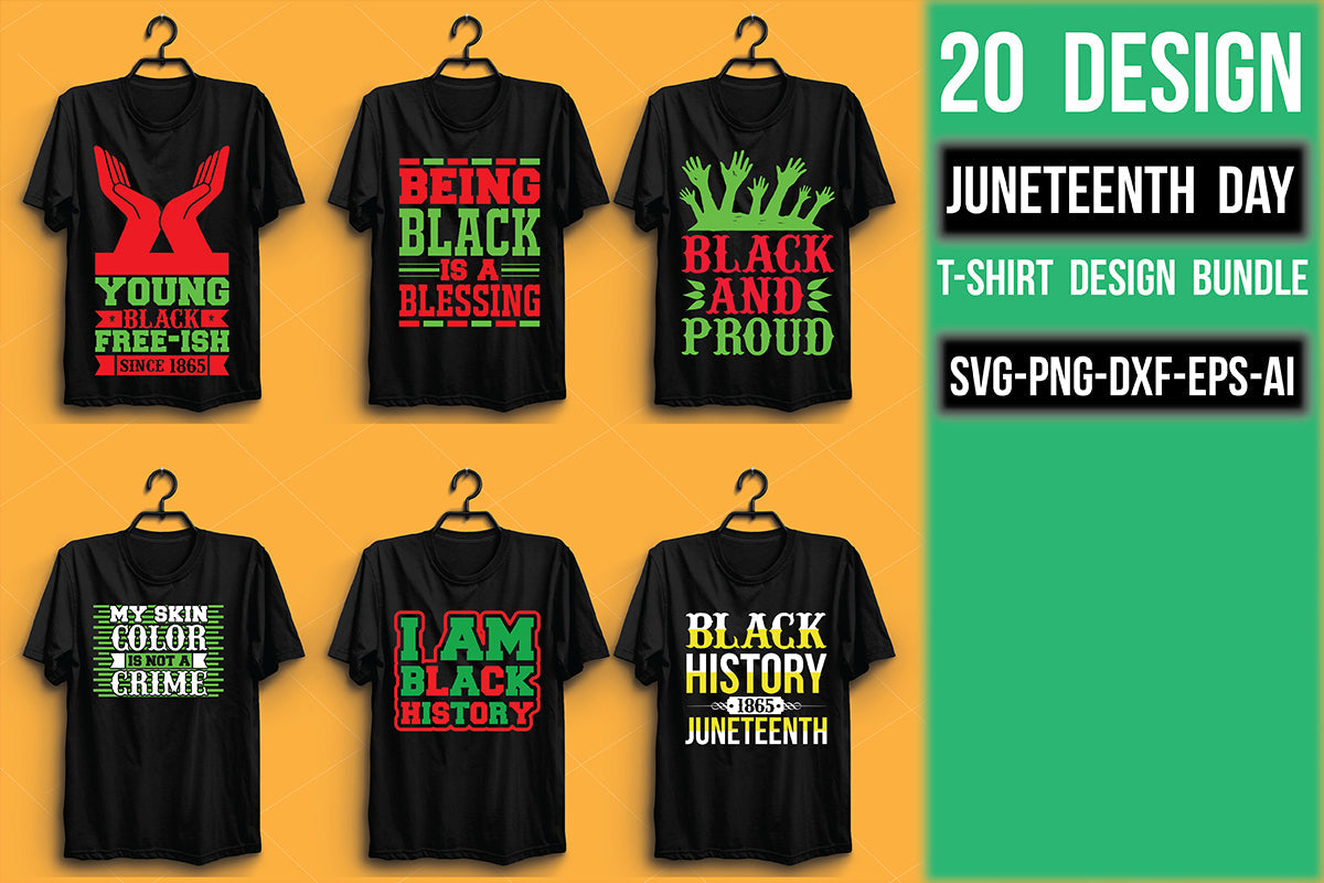 Juneteenth Day T Shirt Bundle