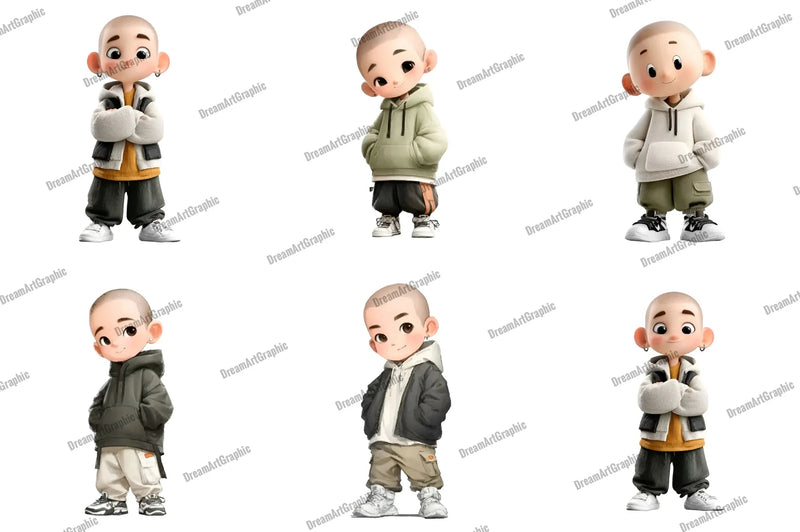 Just Boys Clipart Bundle - CraftNest - Digital Crafting and Art