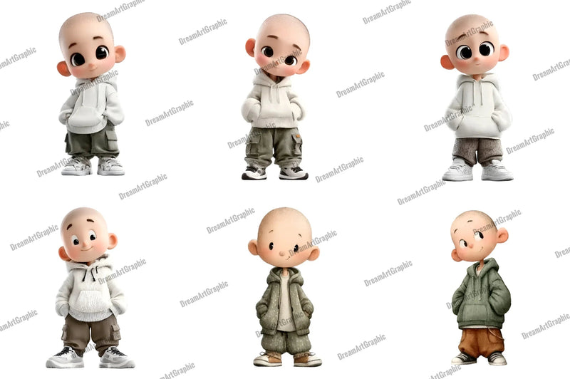 Just Boys Clipart Bundle - CraftNest - Digital Crafting and Art