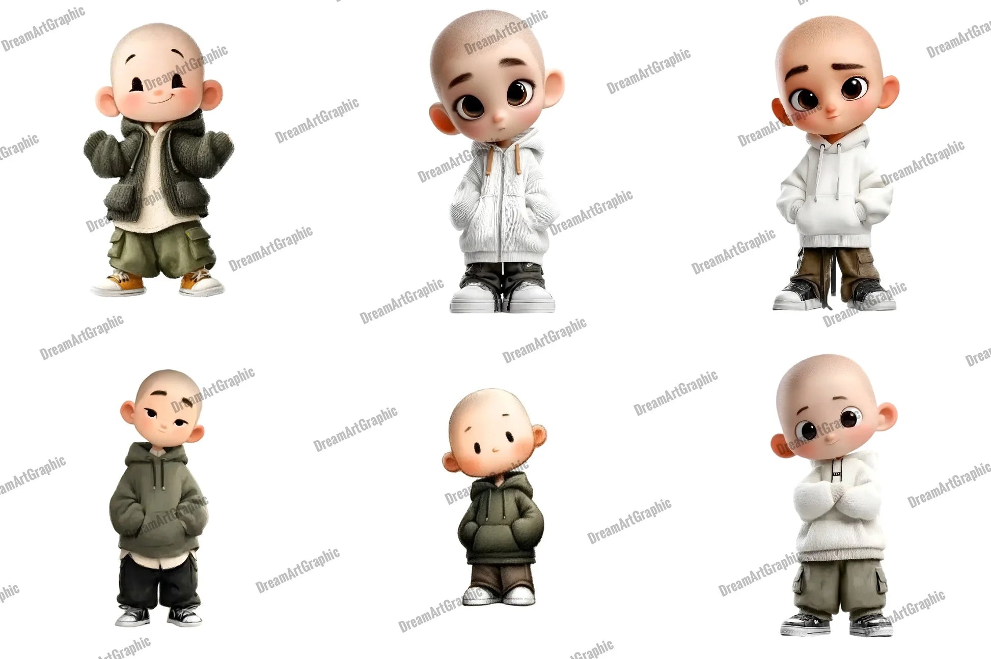 Just Boys Clipart Bundle - CraftNest - Digital Crafting and Art