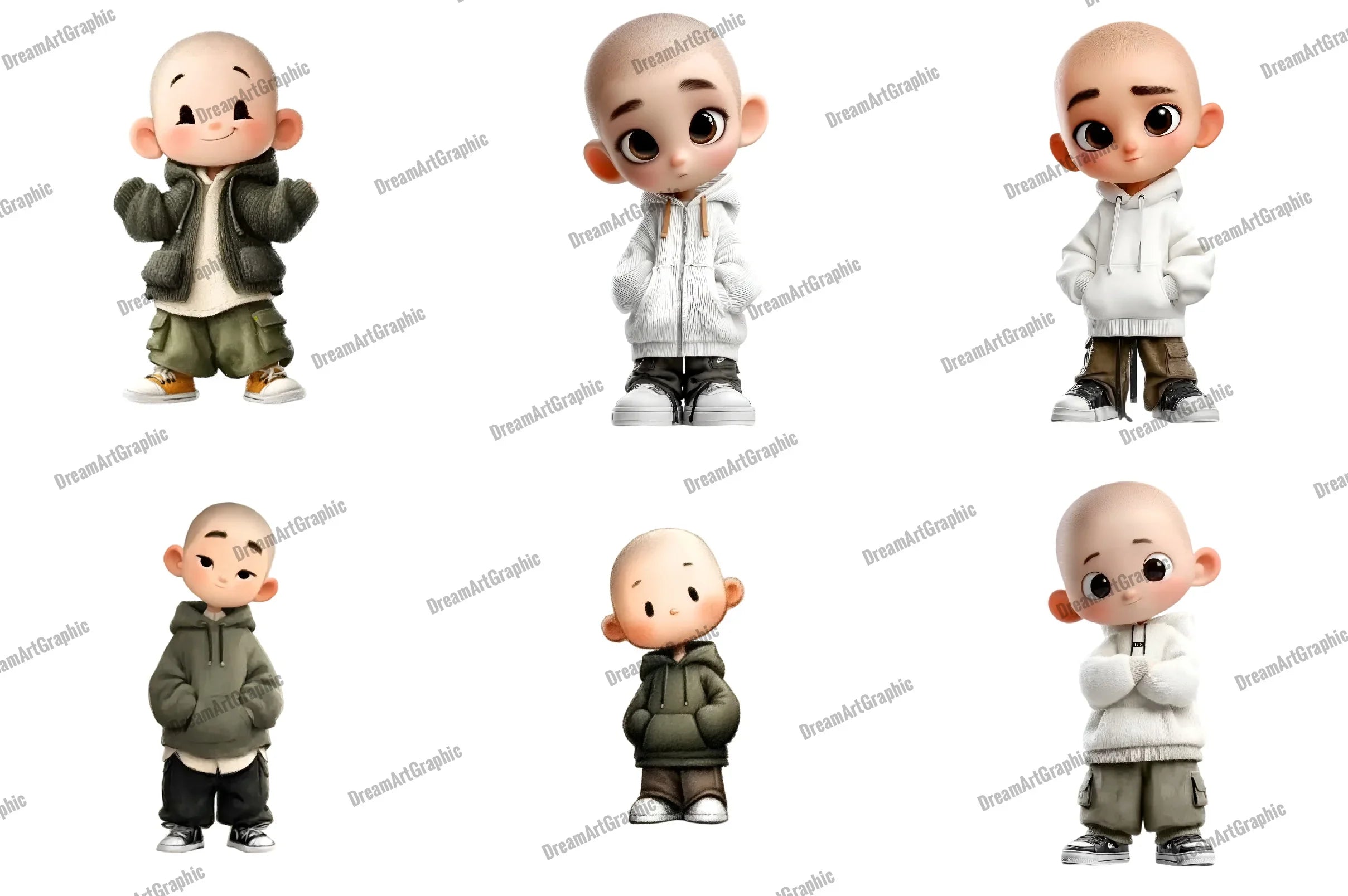 Just Boys Clipart Bundle - CraftNest - Digital Crafting and Art